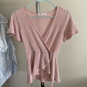 Caution to the Wind v-neck flowy top